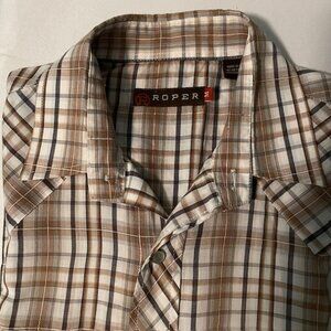 Men's ROPER snap long sleeve‎ shirt